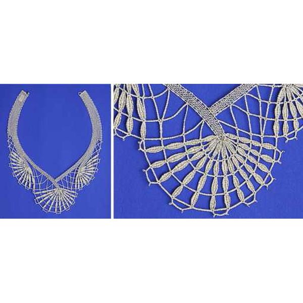 Klöppelbriefe Halsschmuck