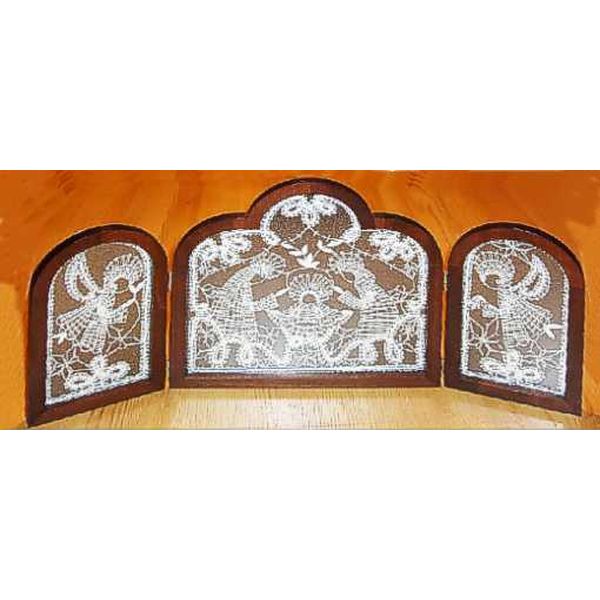 Holzrahmen für Krippe