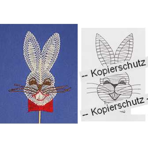 Klöppelbrief Hasenkopf