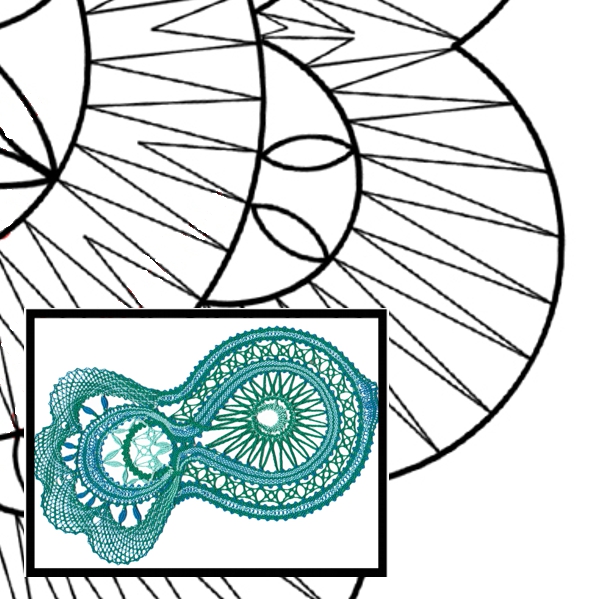 Klöppelbrief Mondfisch