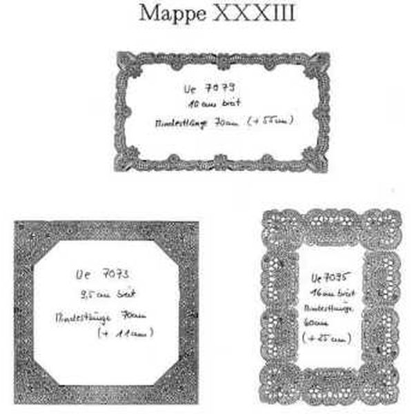 Ostmark Klöppelschätze Mappe 33