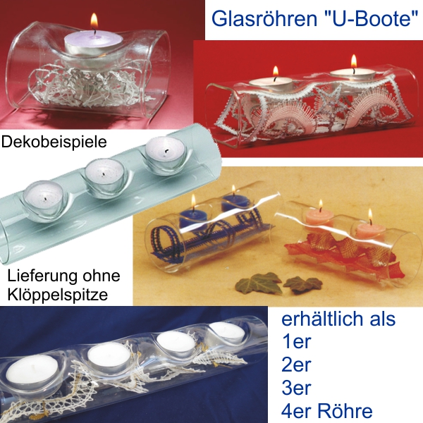 Glaskerzenhalter U-BOOT