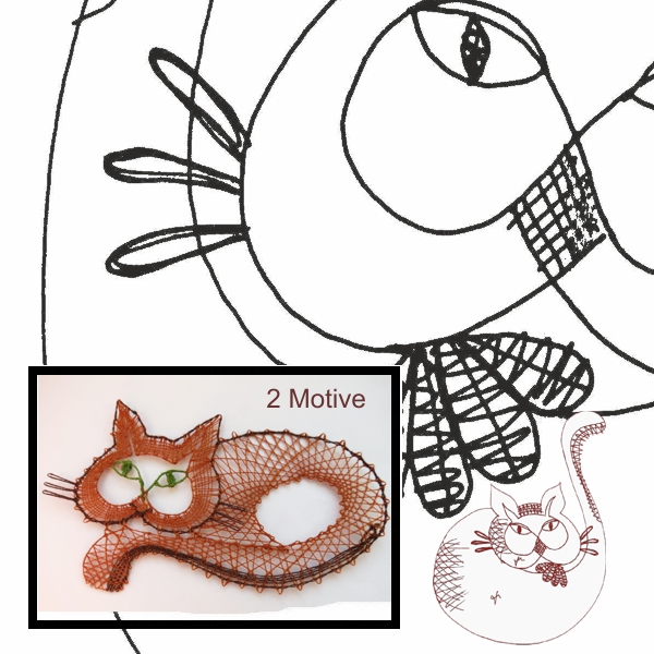 Klöppelbrief Ruhiger Nachmittag