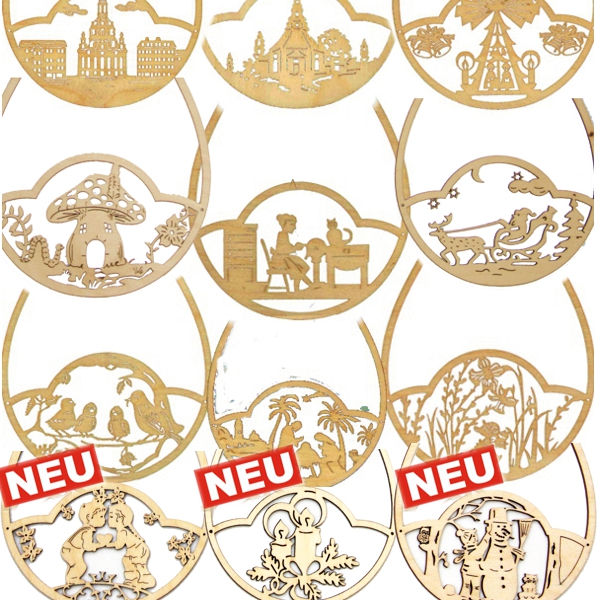 Holzrahmen Tropfen mit Motiv