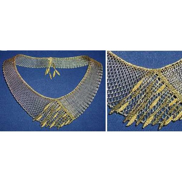 Klöppelbriefe Halsschmuck