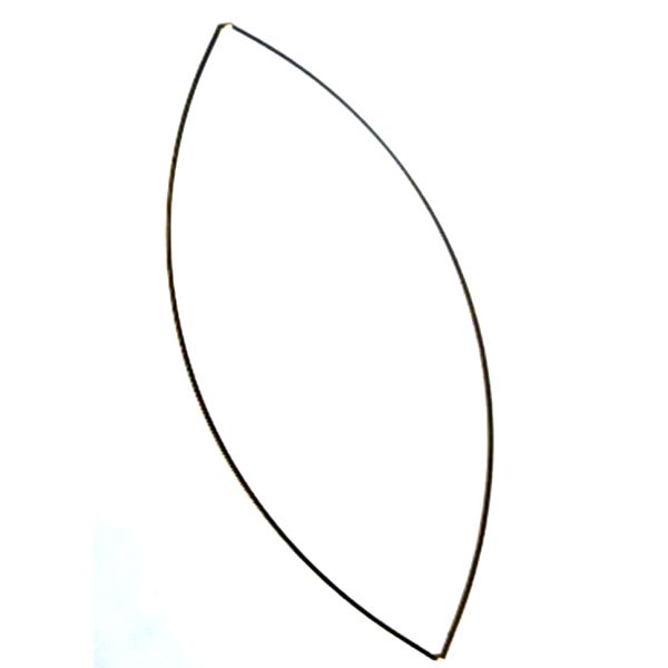 Metallrahmen Ellipse