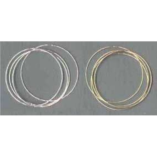 Metallringe, fein, 6,8cm