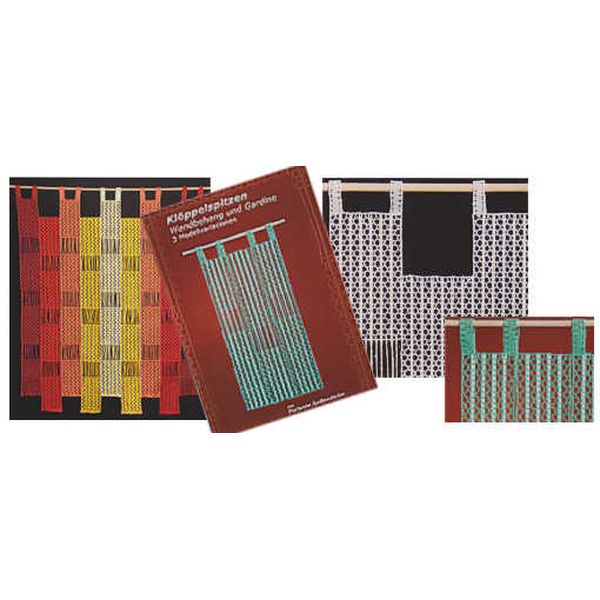 Klöppelbrief Wandbehang und Gardine