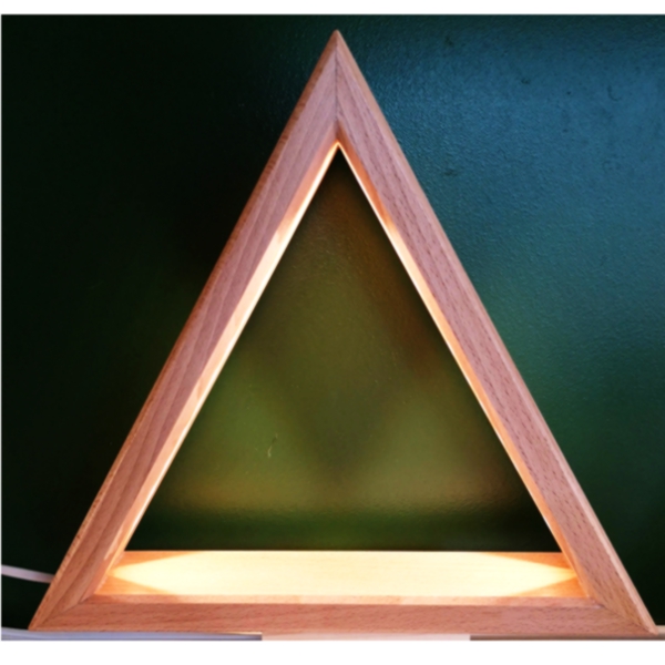 Dreieck mit LED-Beleuchtung 35cm