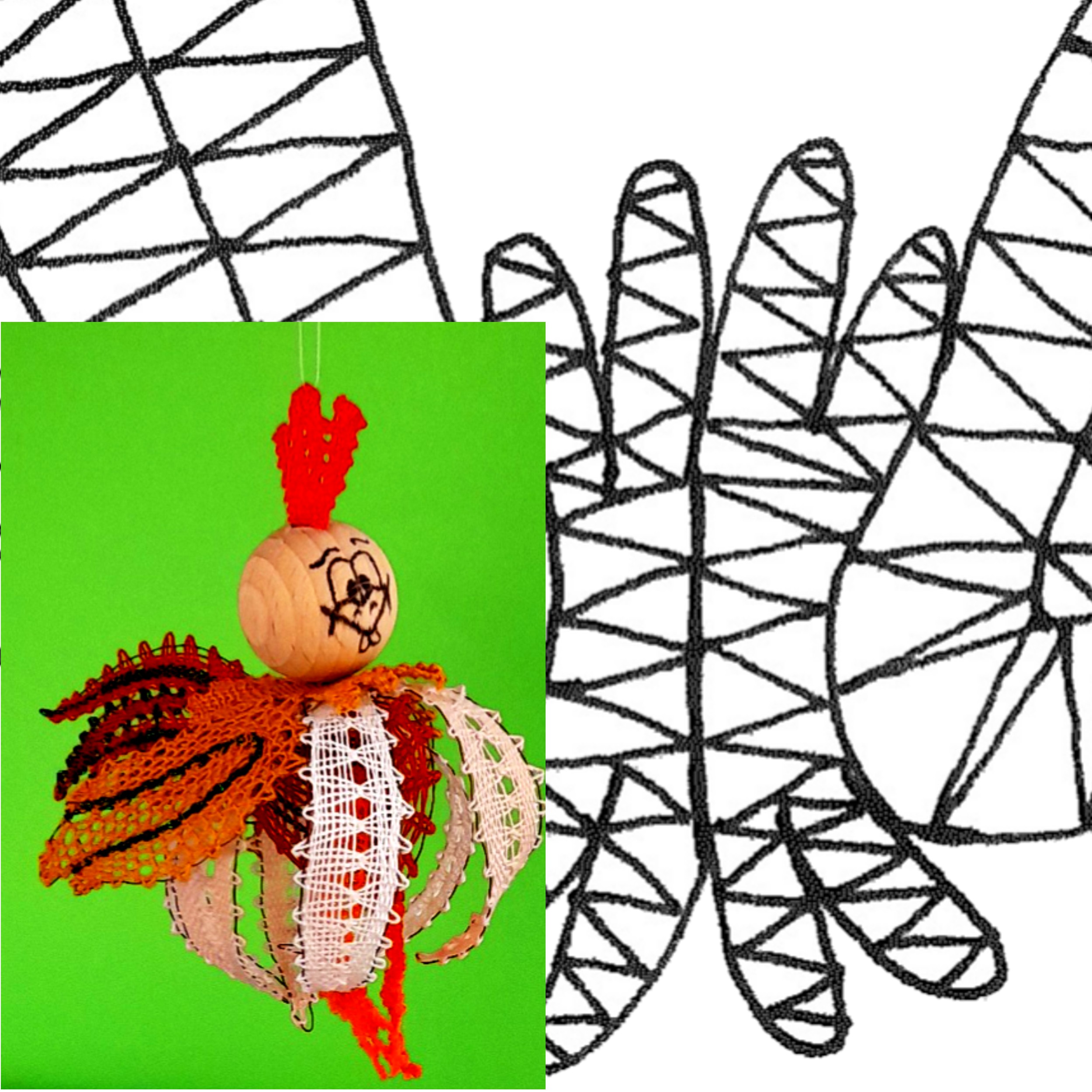 Klöppelbrief Hahn Henry