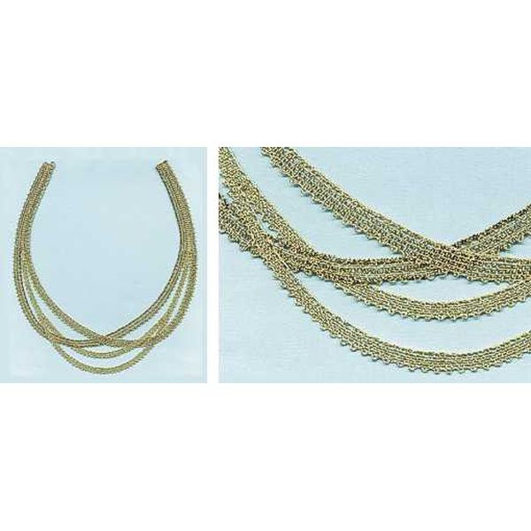 Klöppelbriefe Halsschmuck