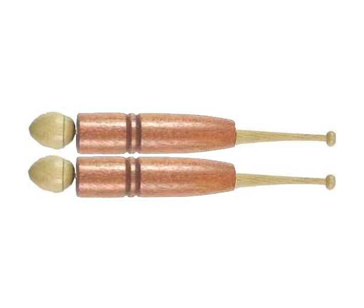 Klöppel mit Hülse - Kirschbaum & Buche