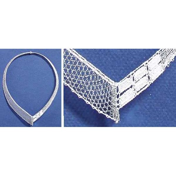 Klöppelbriefe Halsschmuck