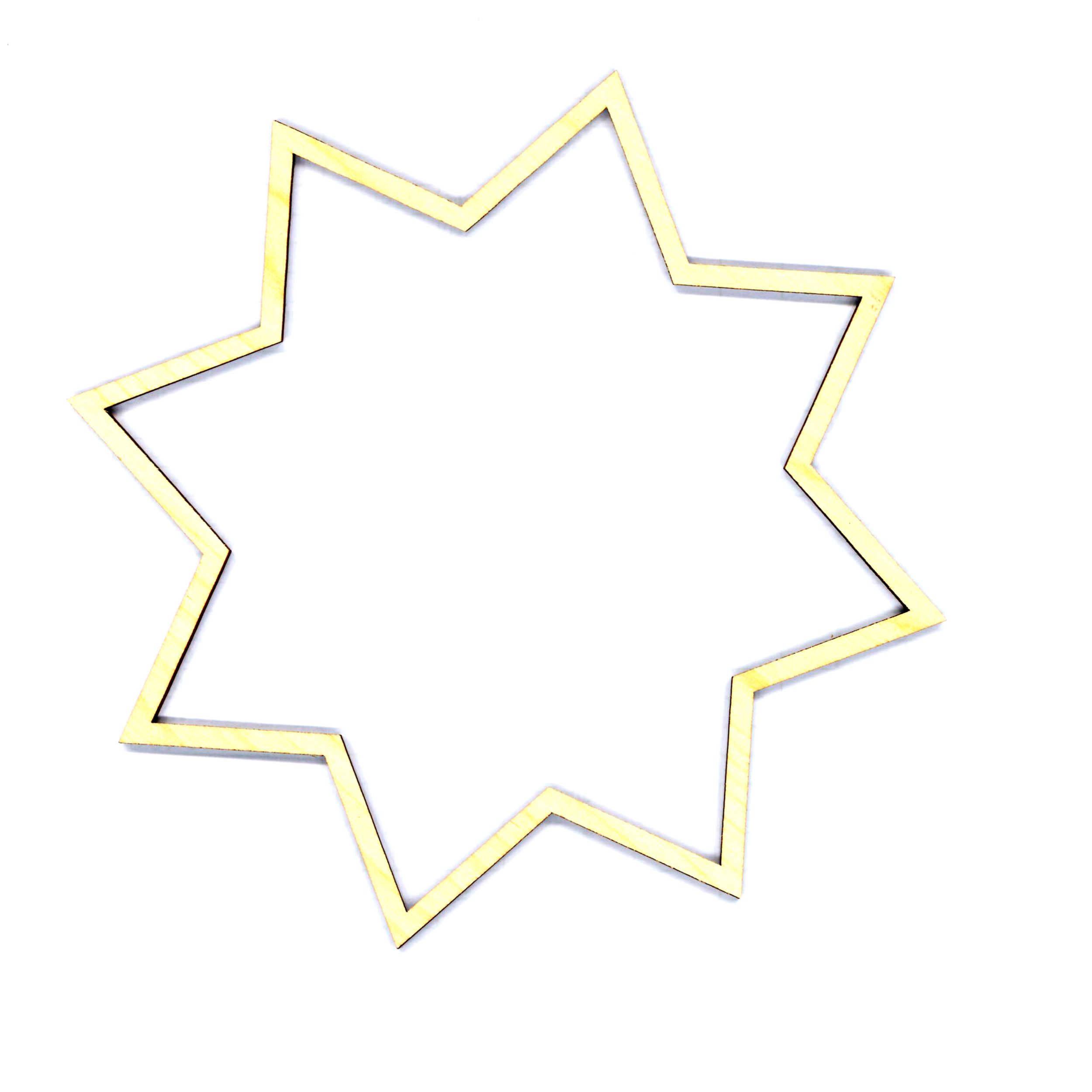 Wooden Frame Star