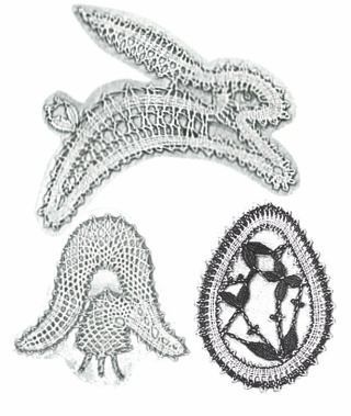 Klöppelbrief Osterschmuck