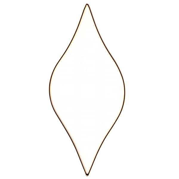 Metallrahmen Doppeltropfen