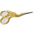 Precision Cut Embroidery Scissors in Stork Design 