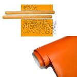 Adhesive Film, Orange, Width: 0,45 Meter (17,7 in) 