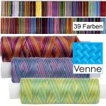 Venne Cotton Yarn - multicolor, hand dyed 