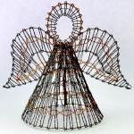 Pattern 3D Angel made of Wire 