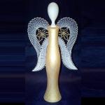 pattern angel wings for wooden body 22cm 