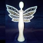 pattern angel wings fpr wooden body 18cm 