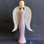 pattern angel wings for wooden body 18cm 