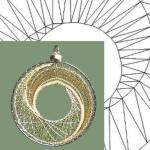 Pattern pendant 'Grass with Dew' 