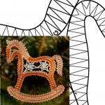 Pattern Rocking horse Nostalgia 