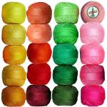 Venus Crochet Cotton Yarn - 5-part Color Assortments 