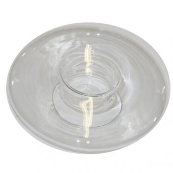 Glass Candle Holder UFO 