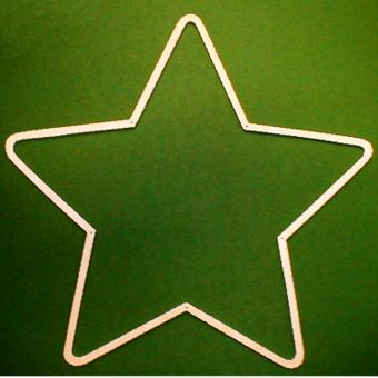 Wooden Frame Star, 5-pointed 