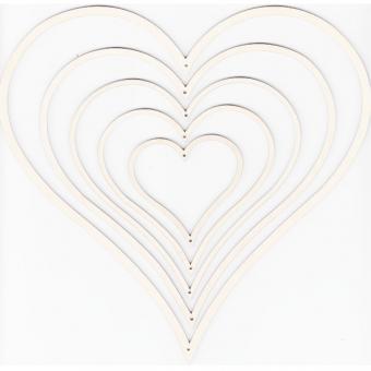 Wooden Frame Heart 