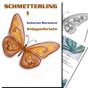 Klöppelbrief Schmetterling 1 