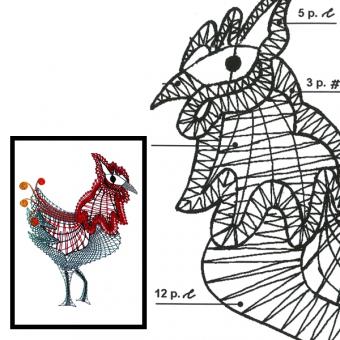 Pattern cock 