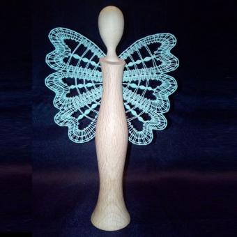  pattern angel wings for wooden body 22cm 