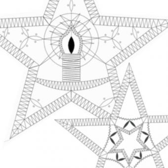 pattern star-set nr. 1, for LED star-set 88048 
