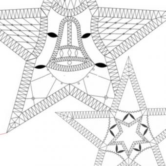 pattern star-set nr. 3, for LED-star-set 88048 