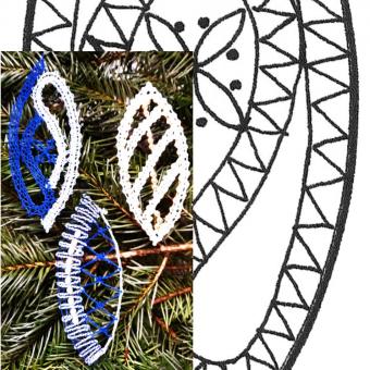 Klöppelbrief Ellipse 