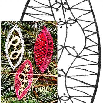 Klöppelbrief Ellipse 