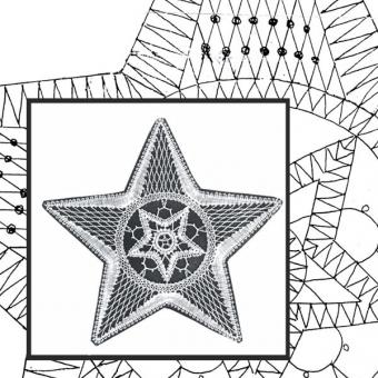 patern 2 , star 5-zack, for led-star 88046 