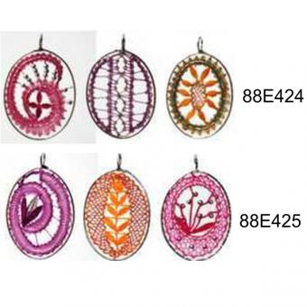 Pattern Pendant oval 