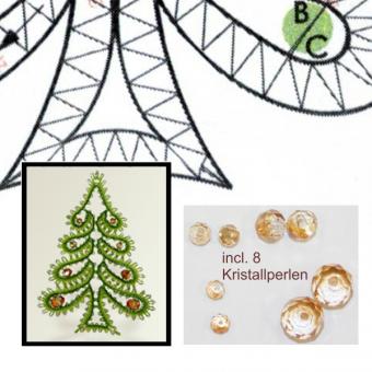 Pattern chrstmas tree craft set 