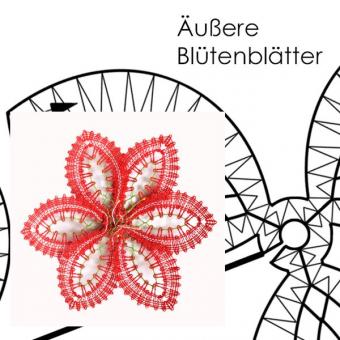 Pattern "Ritterstern" in 3D-Optic 