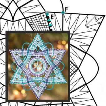 Pattern Snow Star 2022 