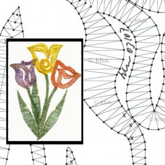Pattern Tulips 