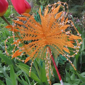 pattern frayed flower 