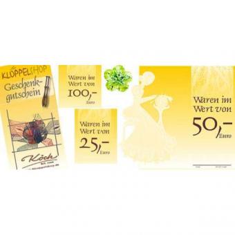 Gift-Voucher 25 Euro 