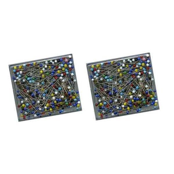 Kloeppelshop Glas Headed Pins, rustfree 
