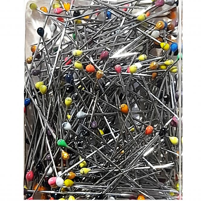 Glass Head Pins - rustproof 